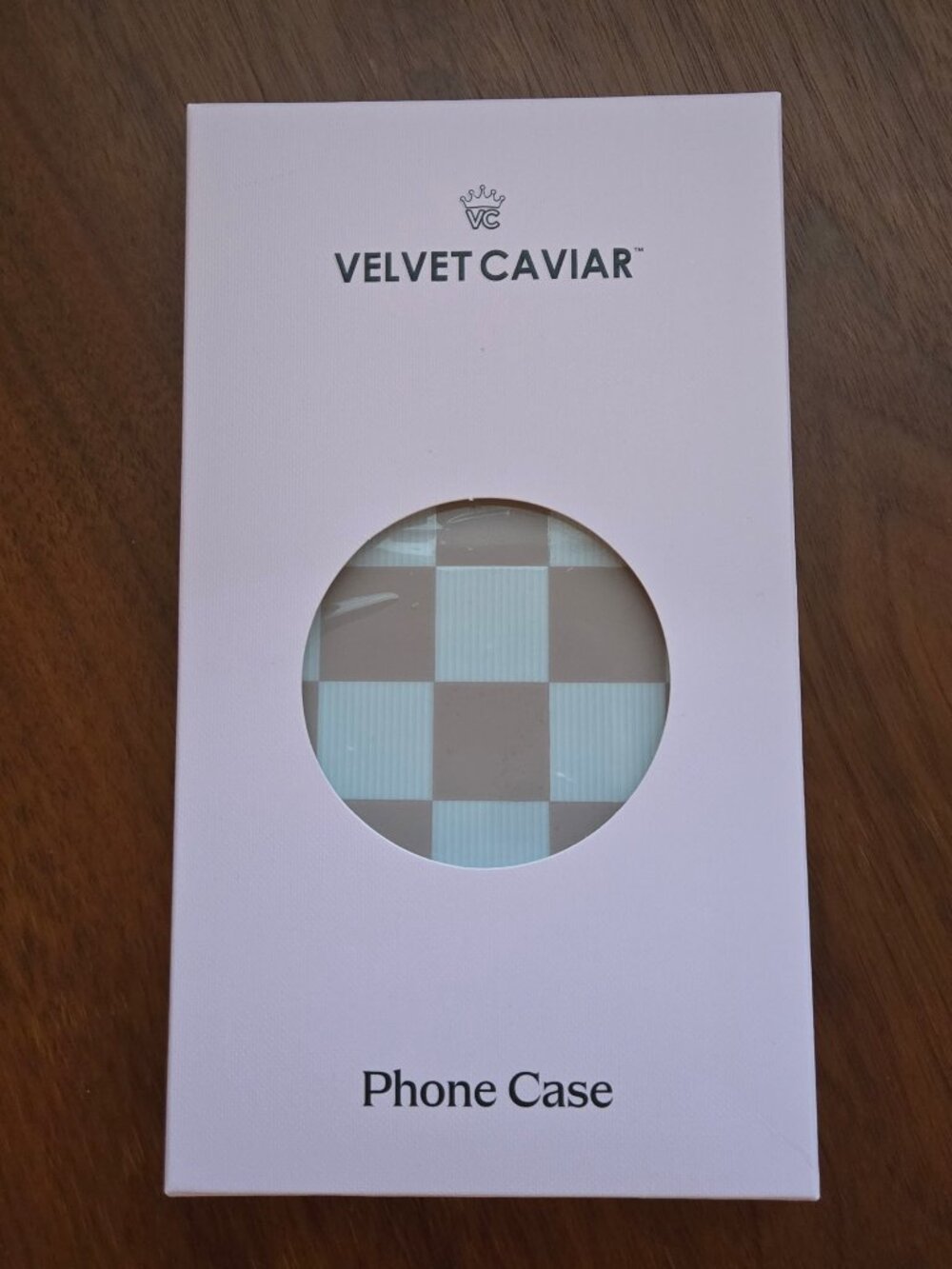 BNIB Velvet Caviar Nude Vibe Checker case for Samsung Galaxy S24+